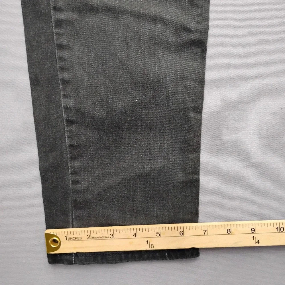 Levis 511 Slim Fit Jeans Mens 31x32 Faded Black Dark Grey Denim
